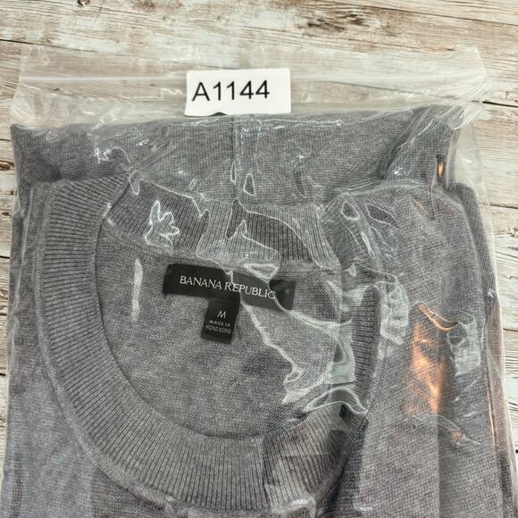 Banana Republic Serene Sweater Dress Medium 2020 Gray Knit Stretch Comfort LS - Picture 11 of 11